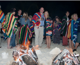 Beach Bonfire Welcome Party ~ A La Mexico