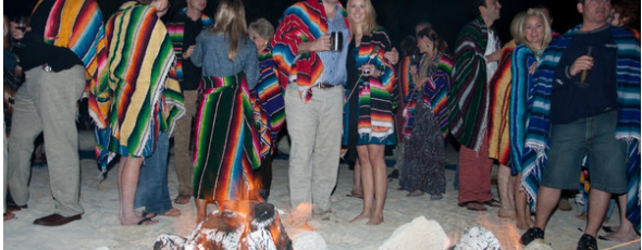 Beach Bonfire Welcome Party ~ A La Mexico